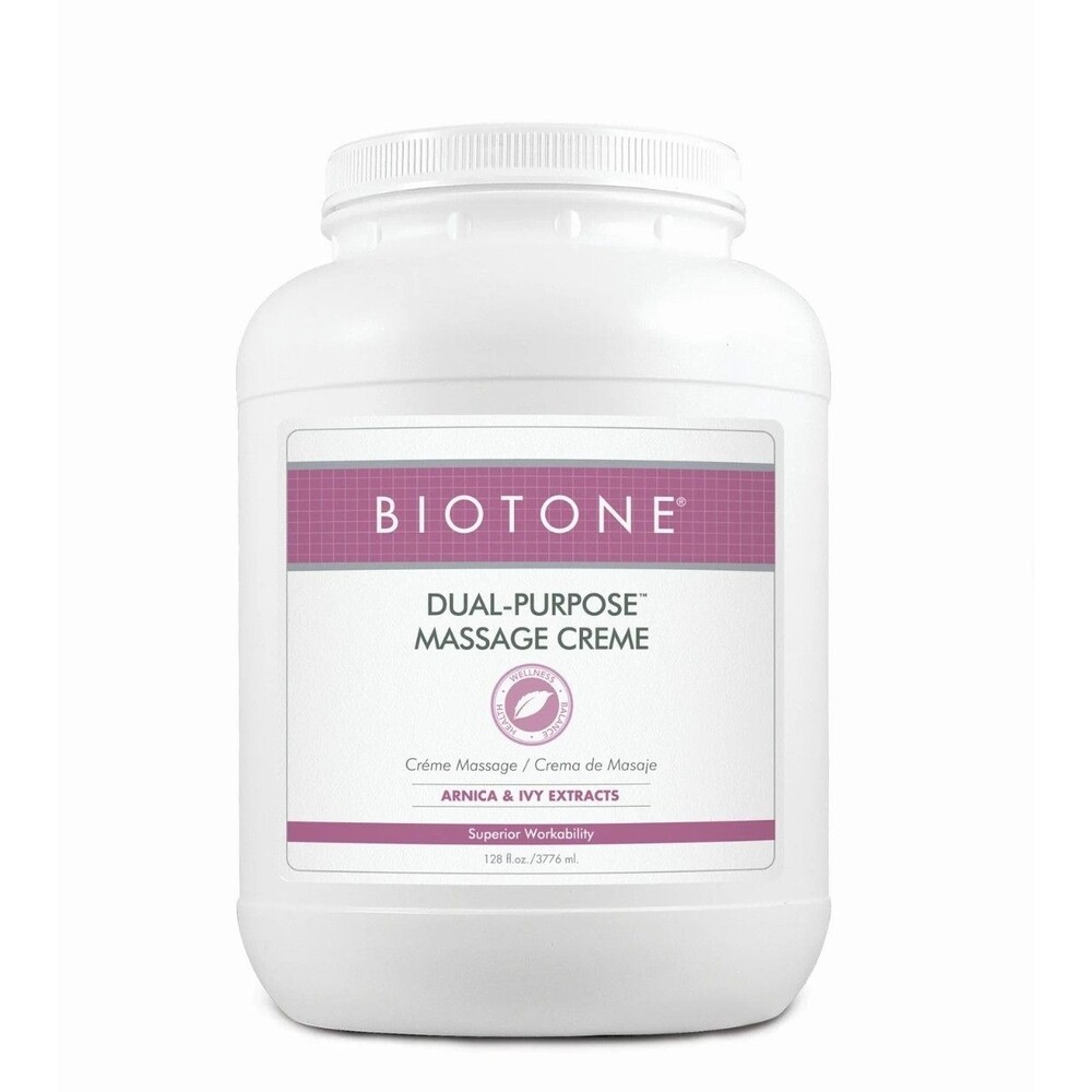 Biotone Dual Purpose Massage Cream, 128 Ounce